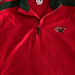 Two long sleeve 1/4 zip sweaters